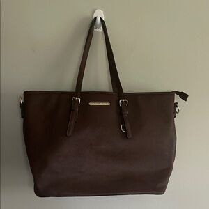 Michael Kors Dark Brown Leather Shoulder Bag
